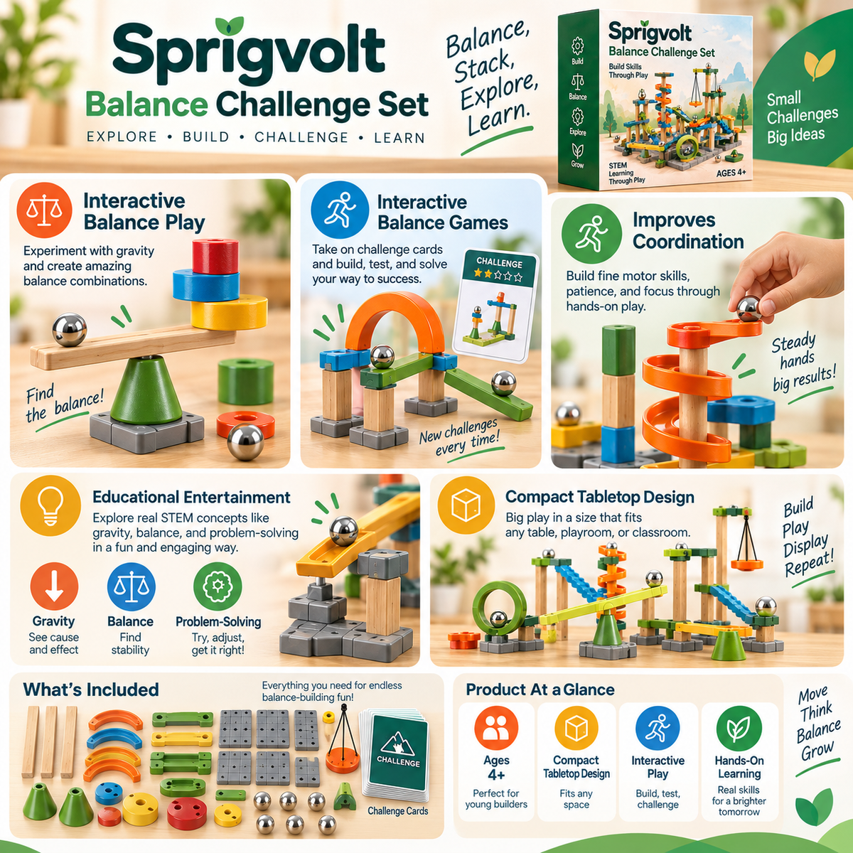 Sprigvolt Balance Challenge Set