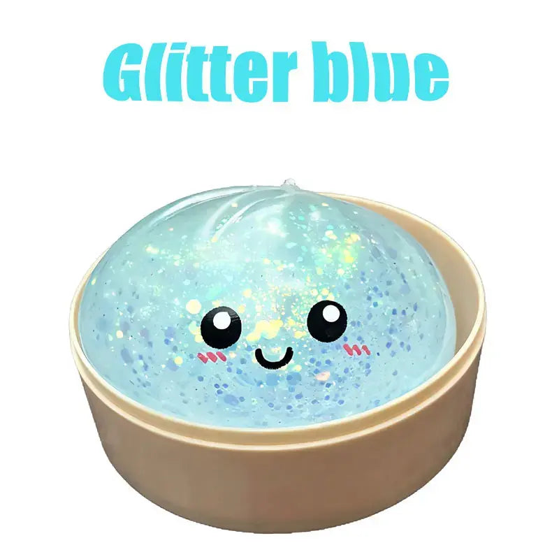 🌈 Sparkling Halloween Ghost Squeeze Toy | Soft Stress-Relief Toy | Portable Hand-Held Stress Reliever