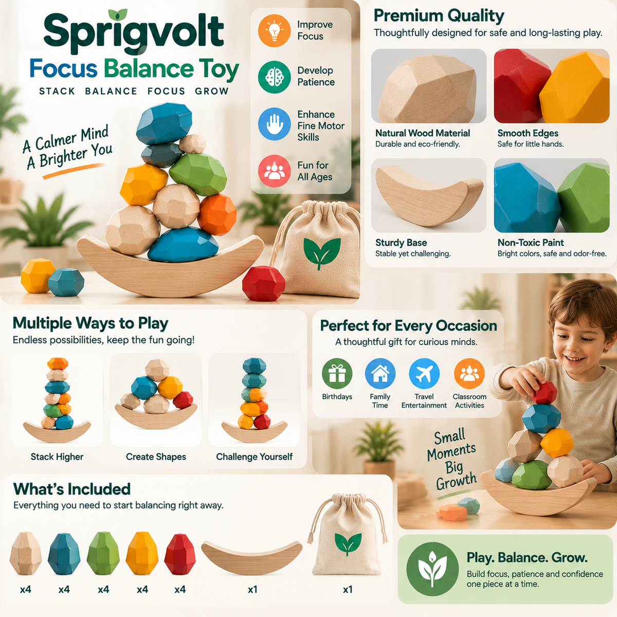 Sprigvolt Focus Balance Toy