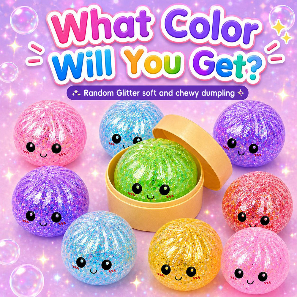 🌈 Sparkling Halloween Ghost Squeeze Toy | Soft Stress-Relief Toy | Portable Hand-Held Stress Reliever
