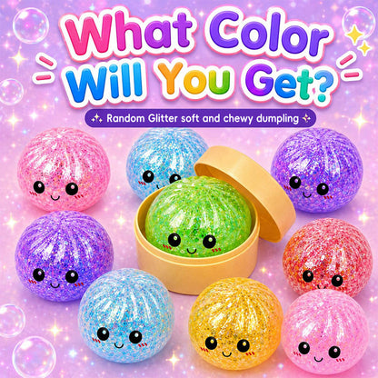 🌈 Sparkling Halloween Ghost Squeeze Toy | Soft Stress-Relief Toy | Portable Hand-Held Stress Reliever
