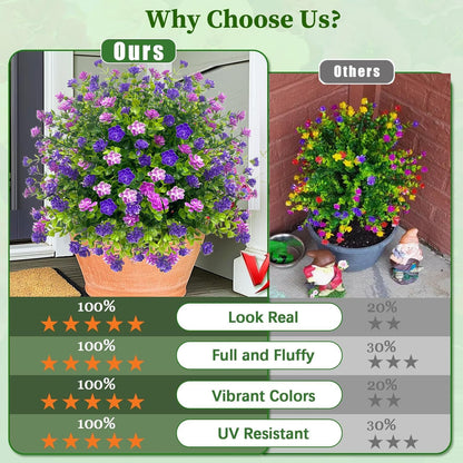 🌱🌱artificial potted trees with ground stake