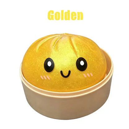 🌈 Sparkling Halloween Ghost Squeeze Toy | Soft Stress-Relief Toy | Portable Hand-Held Stress Reliever