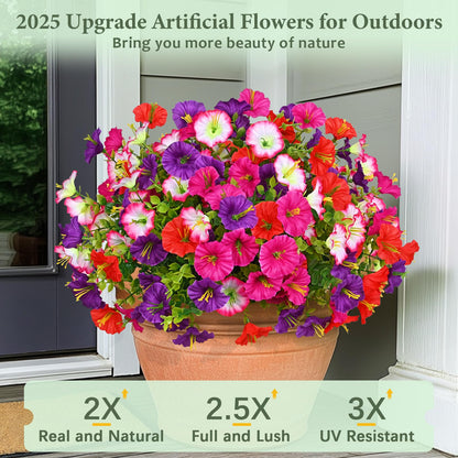 💥Last Day 60% OFF💥UV Resistant Artificial Petunias Flowers