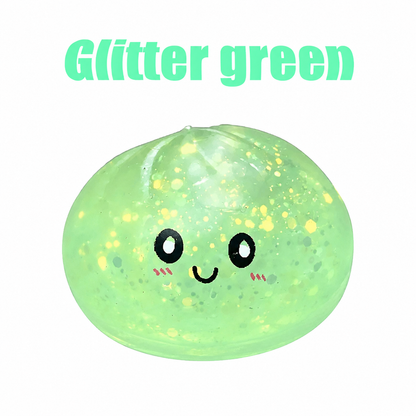 🌈 Sparkling Halloween Ghost Squeeze Toy | Soft Stress-Relief Toy | Portable Hand-Held Stress Reliever