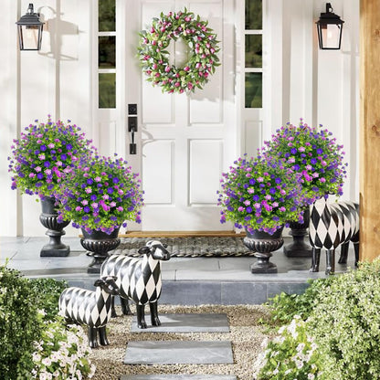 🌱🌱artificial potted trees with ground stake