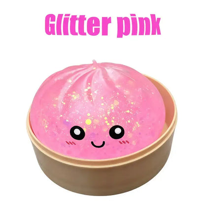 🌈 Sparkling Halloween Ghost Squeeze Toy | Soft Stress-Relief Toy | Portable Hand-Held Stress Reliever