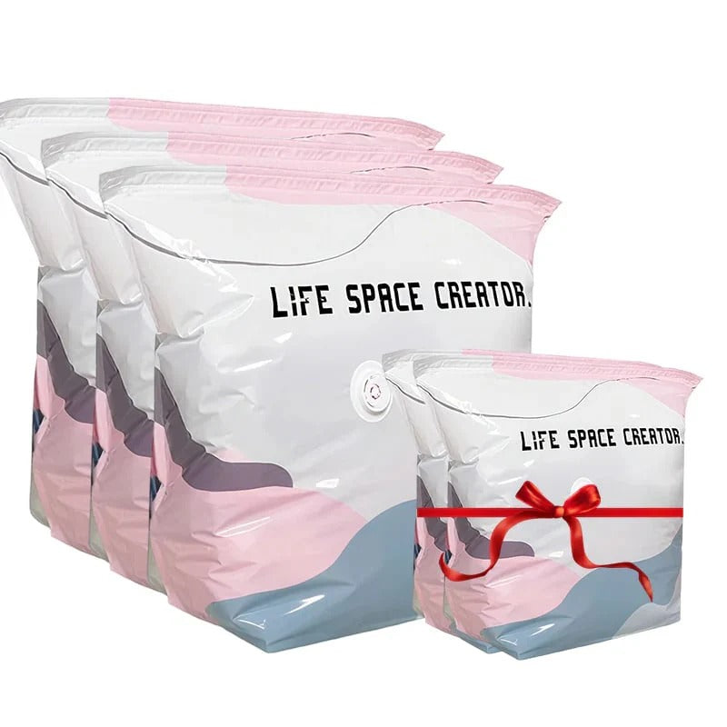👑LAST DAY: 80% OFF⏰ High-capacity vacuum bags – No pump needed! 🎁